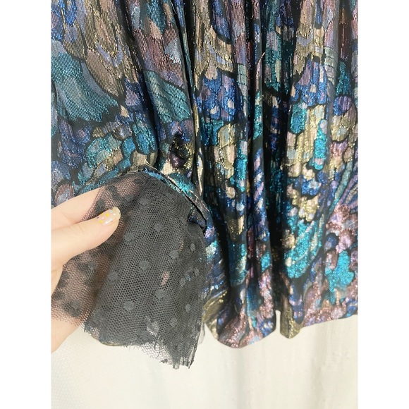 Vintage Cimone multicolour metallic skirt - Picture 3 of 5